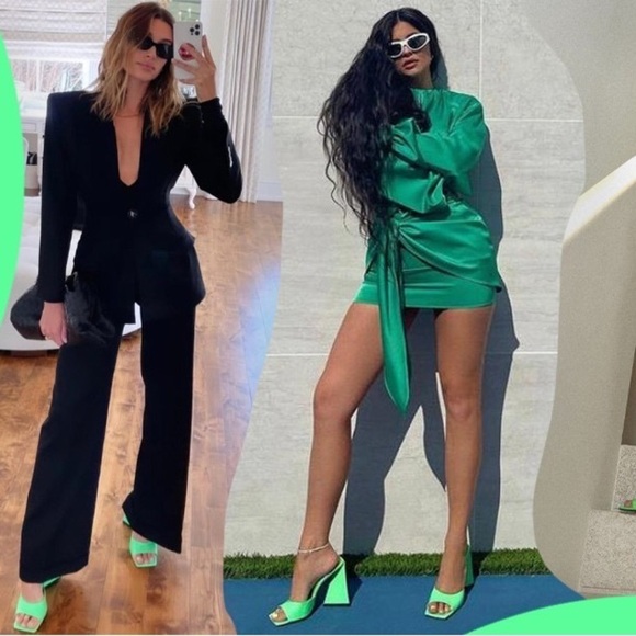 Attico Devon patent leather mule sandals - Picture 10 of 14